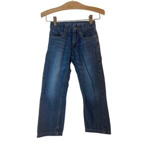 FREE PLANET Boy’s Adjustable Waist Dark Wash Jeans / Size: 5